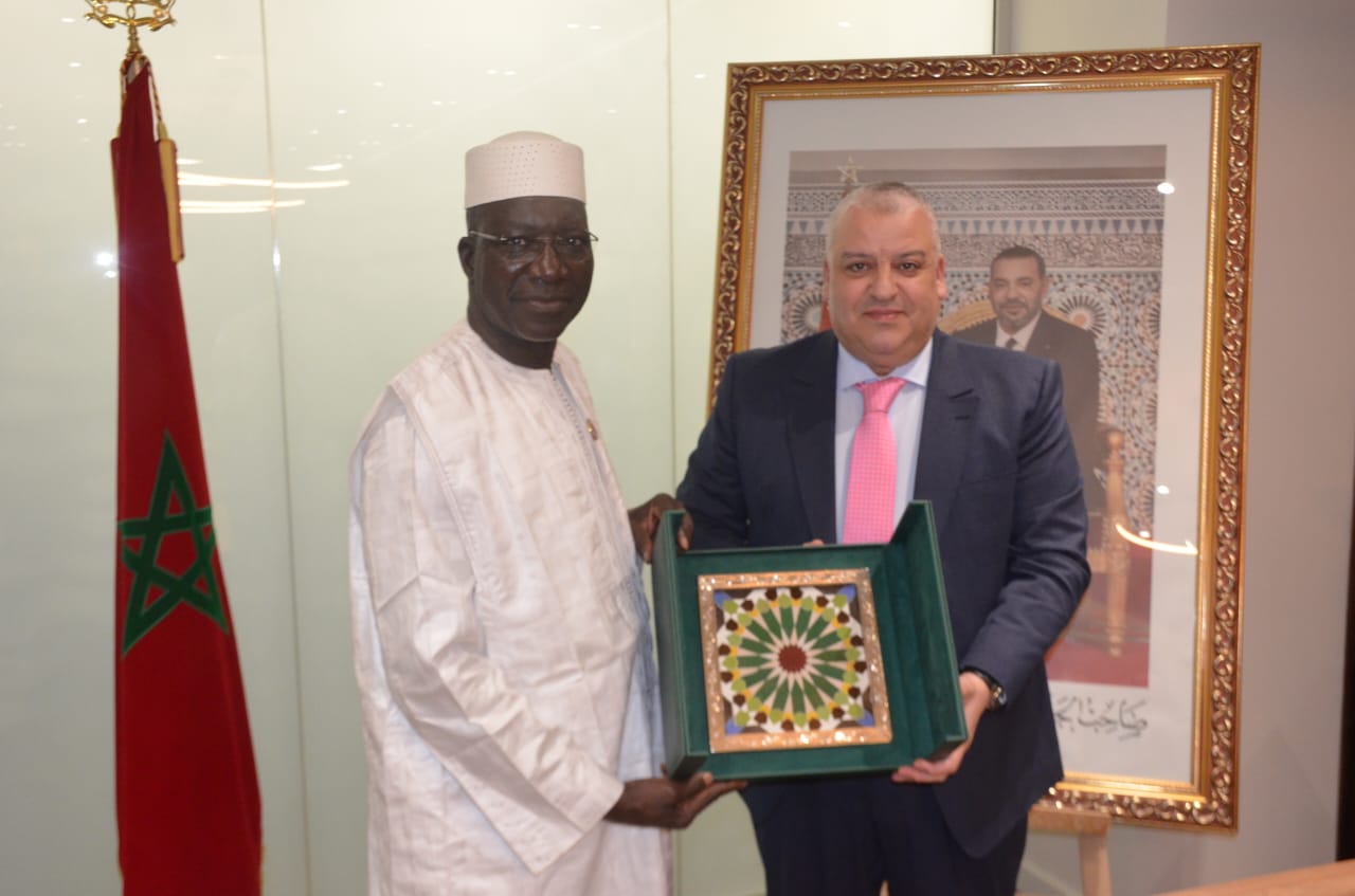 Visite d’amitié et de travail au Maroc: Yacouba KATILE reçu par le Président de la Chambre des Conseillers du royaume Chérifien